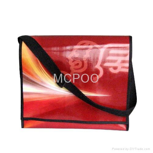 colorful printing shoulder bag non woven school bag 3