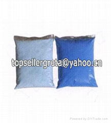 blue detergent powder