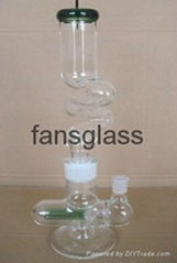 glass waterpipe with glass bong