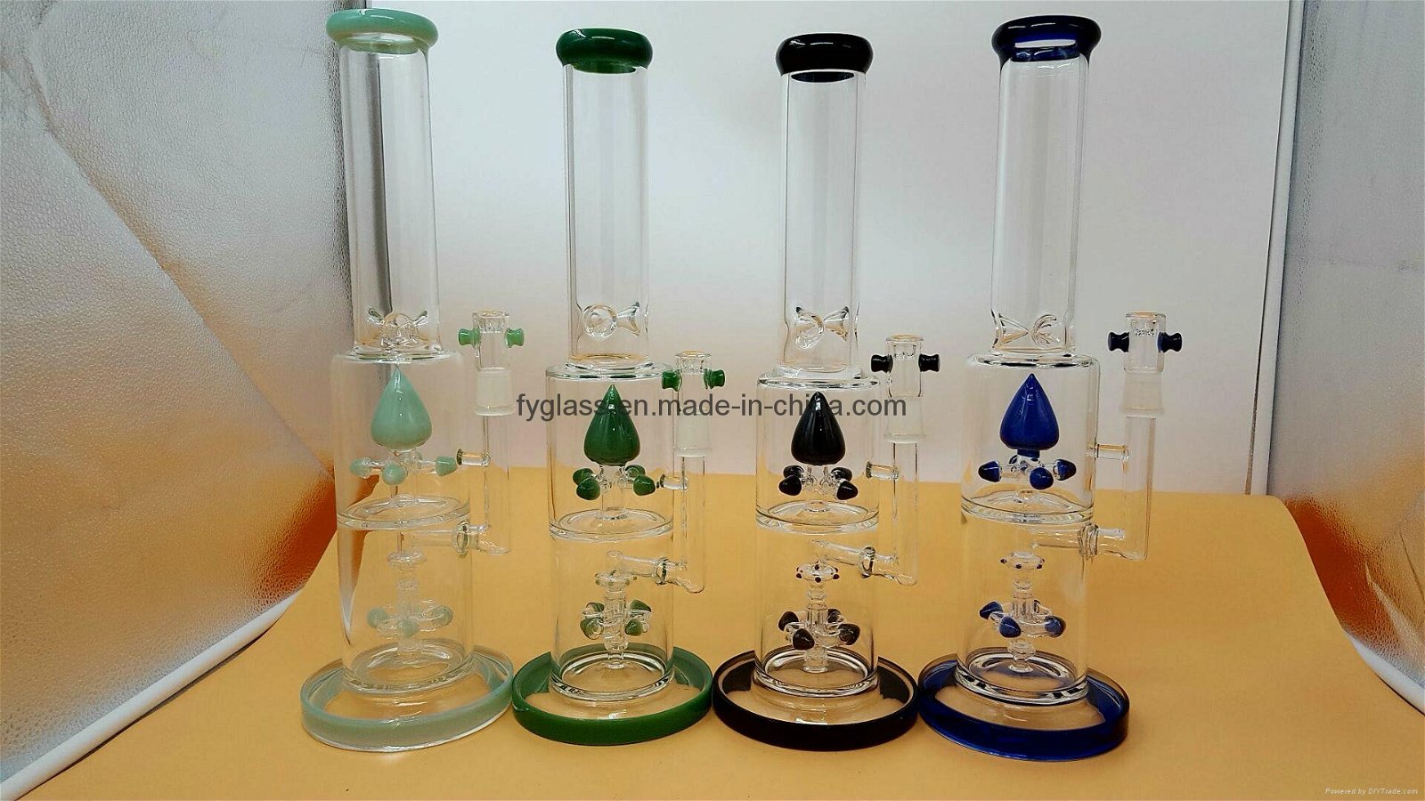 american color glass smoking water pipe