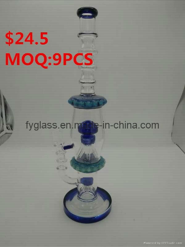 hot glass recycler glass OIL BUBBLAR 2