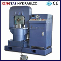 Hydraulic steel wire rope press machine