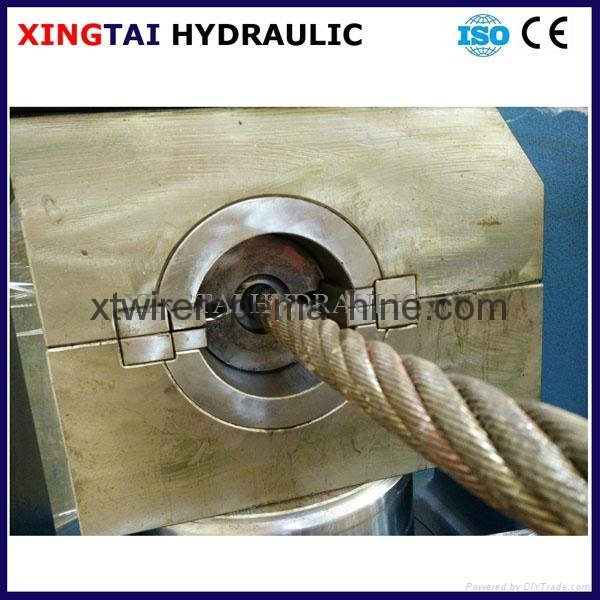 Wire rope hydraulic press machine 3