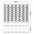 18650 battery  8*13W holder