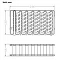 18650 battery  6*13W holder