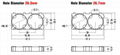 26650-2P battery holder