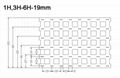 18650 battery nickel strip 1P/2P/3P/4P/5P/6P nickel tab battery spacing 19mm