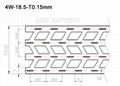  18650 batteryNickel belt 2W 3W 4W nickel tab battery spacing 18.5mm