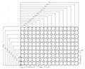 26650 battery overall  support with center spacing of 27.5mm