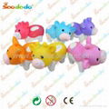 3d soododo shaped animal erasers