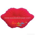 Soododo 3d lip shaped erasers