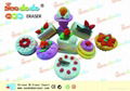 Soododo 3d cake series shaped erasers