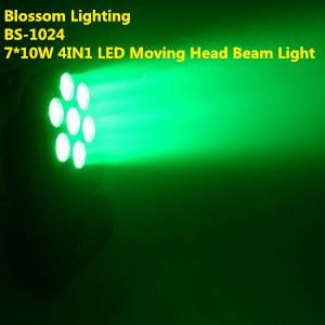 7*10W 4IN1 LED Moving Head Beam Light (BS-1024) 2