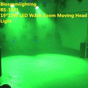 19*10W LED Wash Zoom Moving Head Light (BS-1021)  2