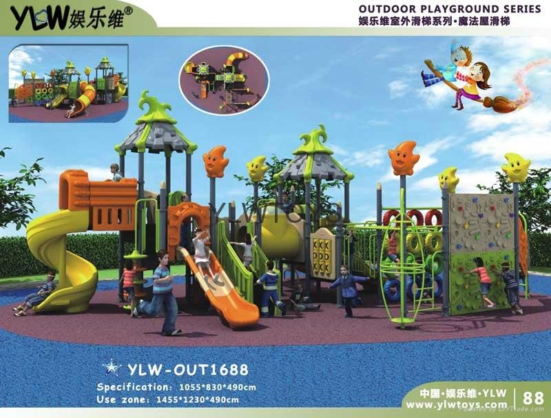outdoor playground slide for kids