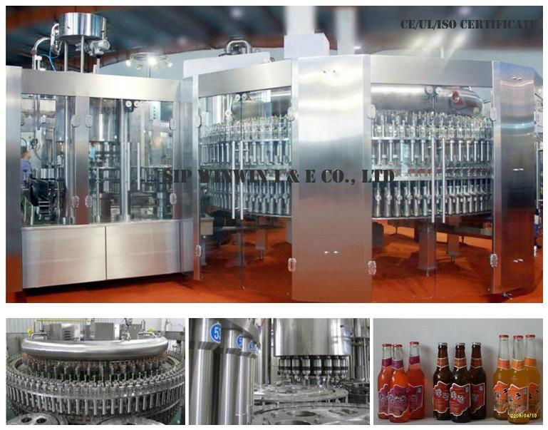 Glass bottle CSD filling machine