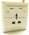 Double USB Wall Socket,  2100mA usb