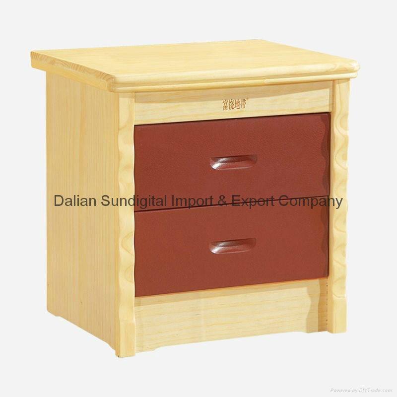 New Nightstand High Grade Furniture Bedside Table made of Pine Wood 3