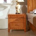 Hot selling New Nightstand Furniture Bedside Table made of Rubber Wood