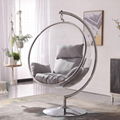 Transparent acrylic hanging bubble chair egg chair acrylic chair with stand 1