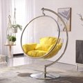 Transparent acrylic hanging bubble chair egg chair acrylic chair with stand
