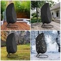 UV-resistant waterproof outdoor patio single seat egg swing hanging chair cover 2
