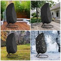 UV-resistant waterproof outdoor patio single seat egg swing hanging chair cover