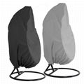 UV-resistant waterproof outdoor patio single seat egg swing hanging chair cover 4