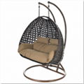 Balcony hanging chair wicker egg chair