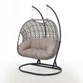 Patio rattan wicker furniture egg shape