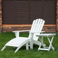 Outdoor leisure wooden Adirondack chair