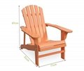 Outdoor leisure wooden Adirondack chair sets