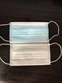 Disposable medical face mask 3-layer non-woven facemask with melt blown in stock