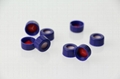 9mm PTFE Silicone Septa with blue cap 1