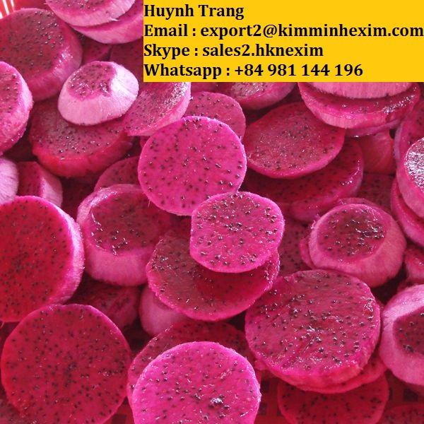 FROZEN DRAGON FRUIT PULP KIM MINH (Vietnam Trading Company) Fruit
