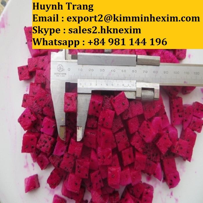 FROZEN DRAGON FRUIT PULP KIM MINH (Vietnam Trading Company) Fruit