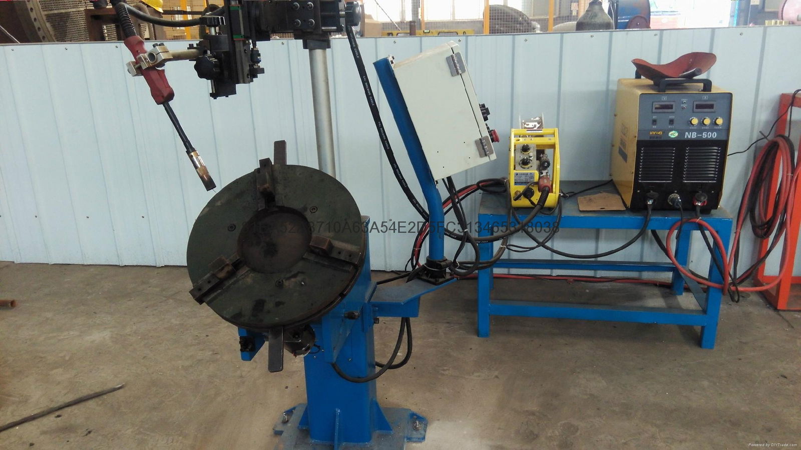 Tube and flange welding machine  5