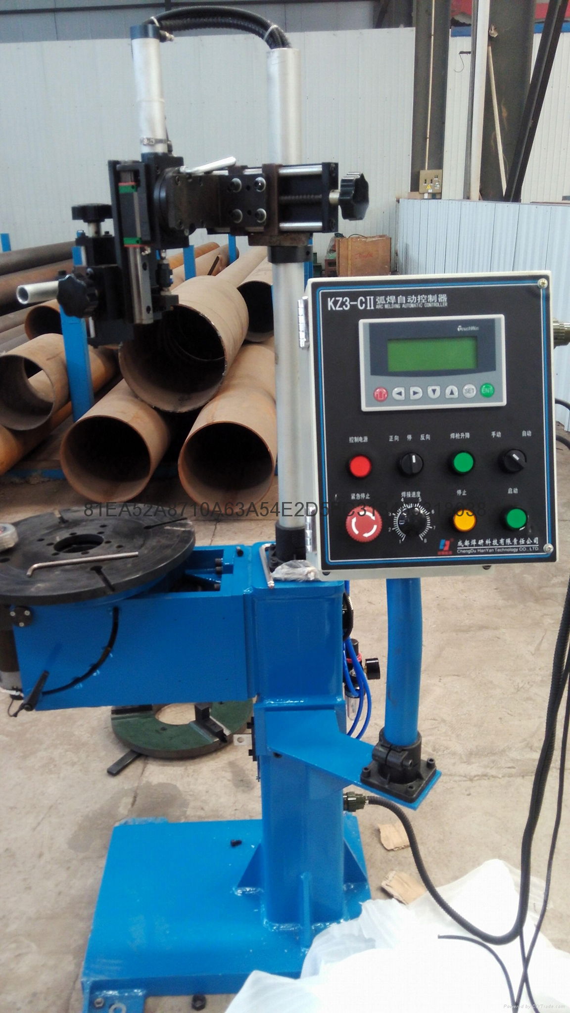 Tube and flange welding machine  3