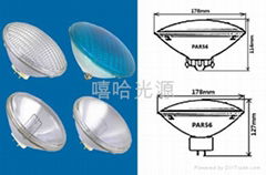 封閉泡水下PAR56/300WPAR56燈泡