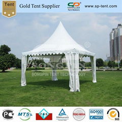 5x5m hot pagoda tents in promotional events