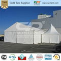 China made 9x12m clearspan marquee with two 3x3m pagoda tents side by side as en 1