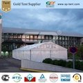 China made 9x12m clearspan marquee with two 3x3m pagoda tents side by side as en 2