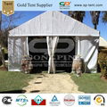 China made 9x12m clearspan marquee with two 3x3m pagoda tents side by side as en 4