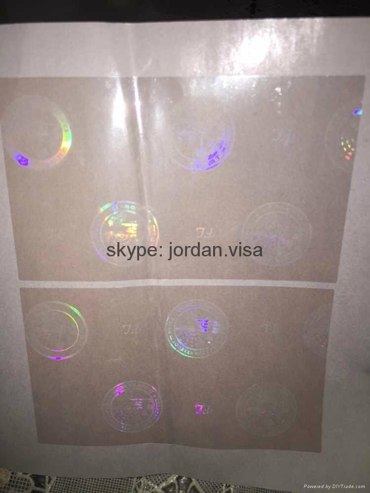 California overlay holograms - China - Manufacturer - Temperate - ID