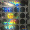 Silver GA back  hologram sticker 1