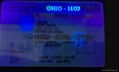 PA  state ID overlay with UV light