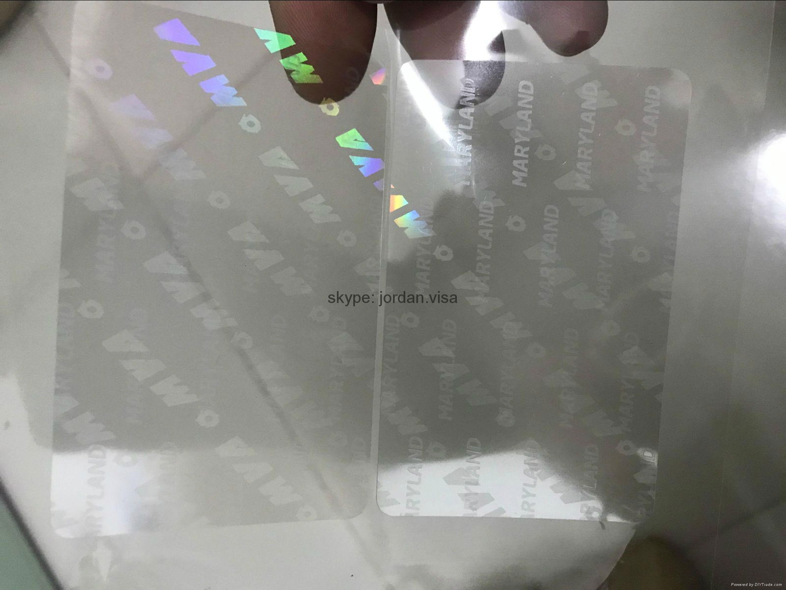MD DL overlay hologram 