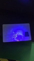 NY ID card with UV light both sides