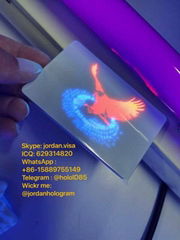 USA PP ID blank card with UV