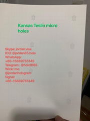 USA Kansas State Teslin paper micro holes